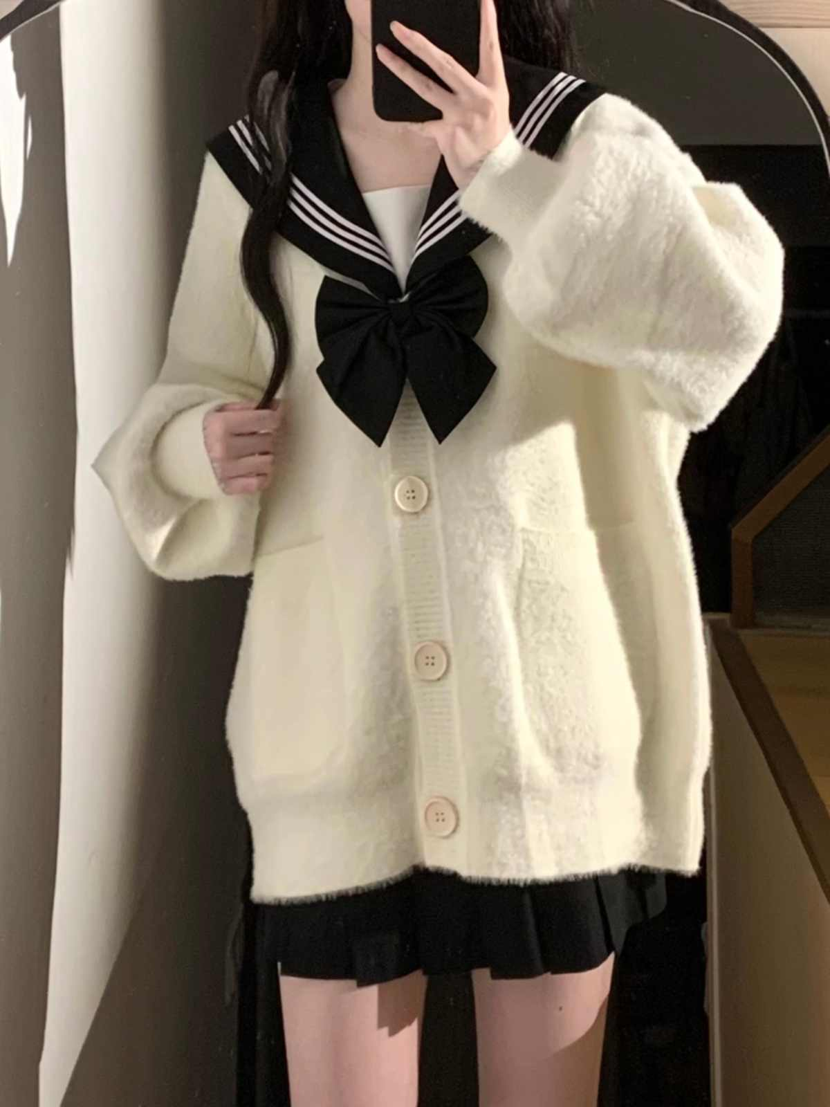 New Product. Little Moon Sleep Cardigan. JK Thickened Multi-Color Sweater Knit Coat. JK Uniform Blouse.