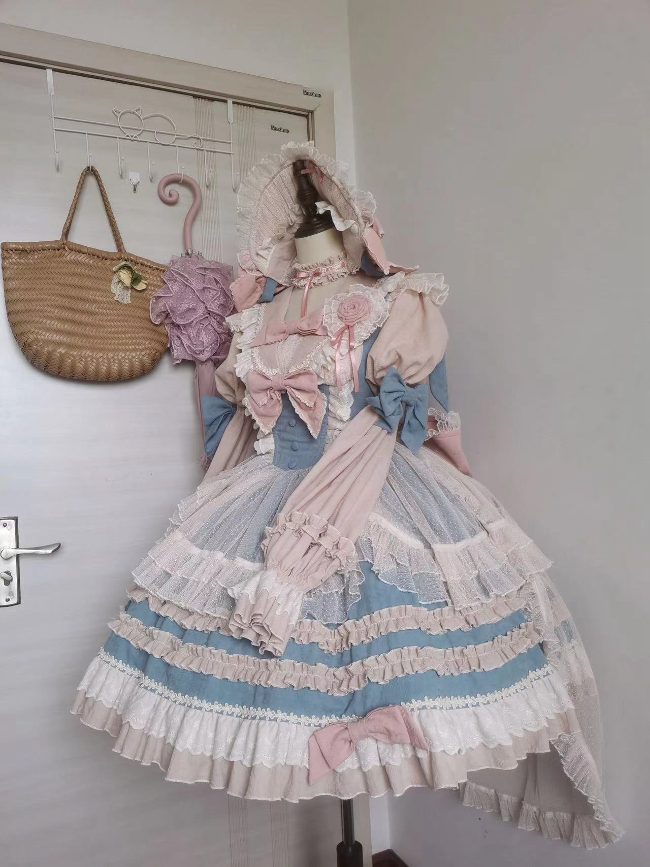 Original Lolita "Rosemary" daily princess dress, suitable for coming-of-age ceremonies, elegant for spring and autumn.