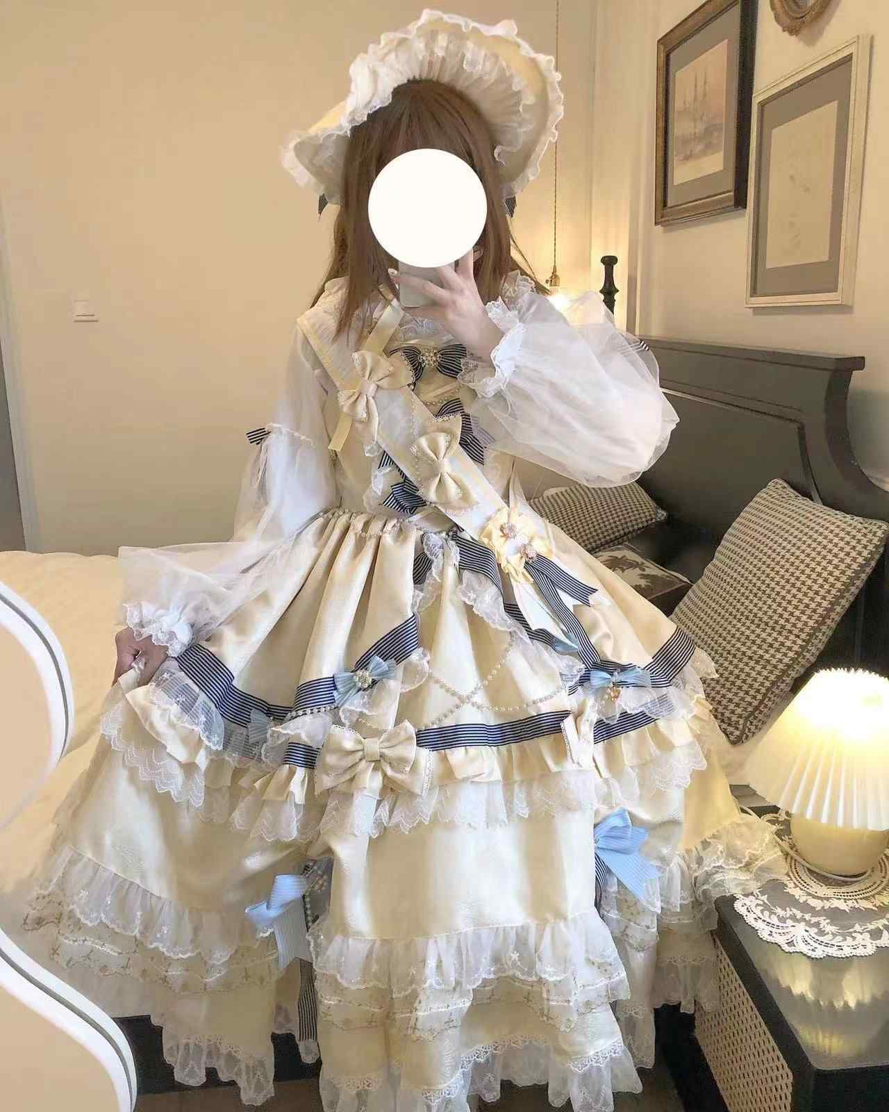 Original and genuine Lolita dress "Coronation 2.0", a dress for Lolita girls, daily wear, women's mid-to-long length.