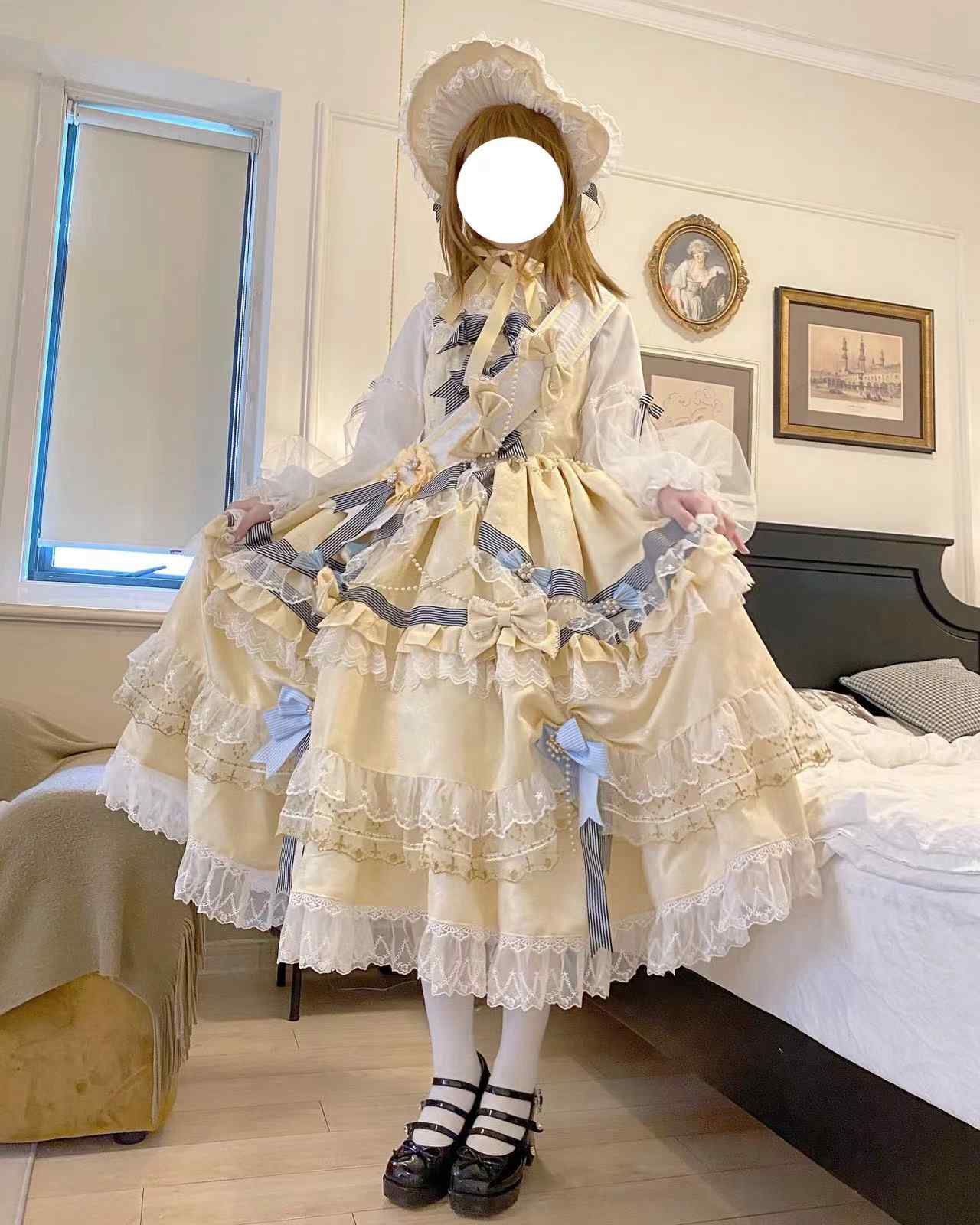 Original and genuine Lolita dress "Coronation 2.0", a dress for Lolita girls, daily wear, women's mid-to-long length.