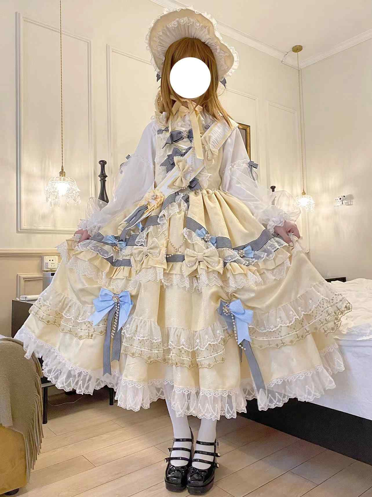 Original and genuine Lolita dress "Coronation 2.0", a dress for Lolita girls, daily wear, women's mid-to-long length.