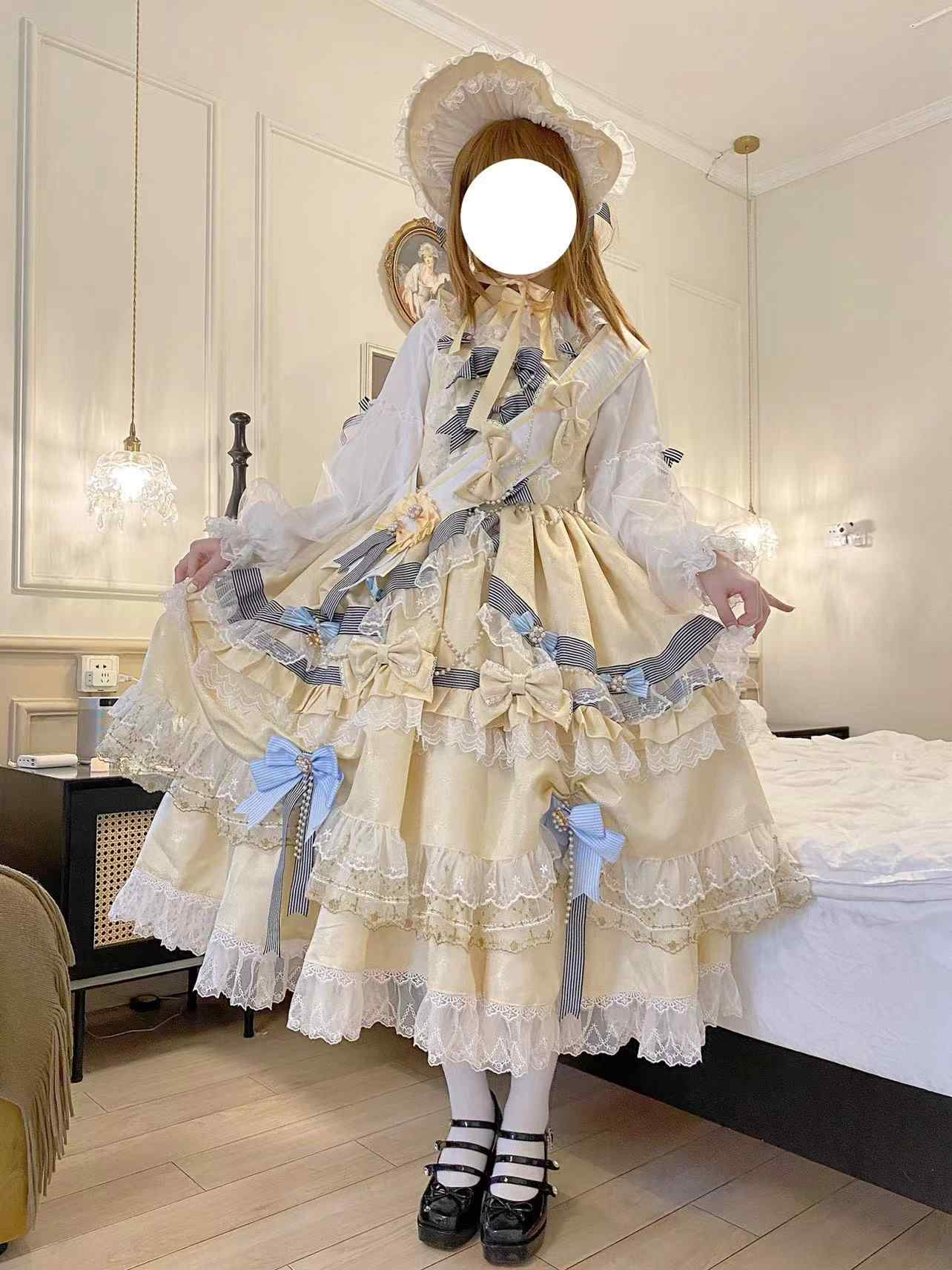 Original and genuine Lolita dress "Coronation 2.0", a dress for Lolita girls, daily wear, women's mid-to-long length.