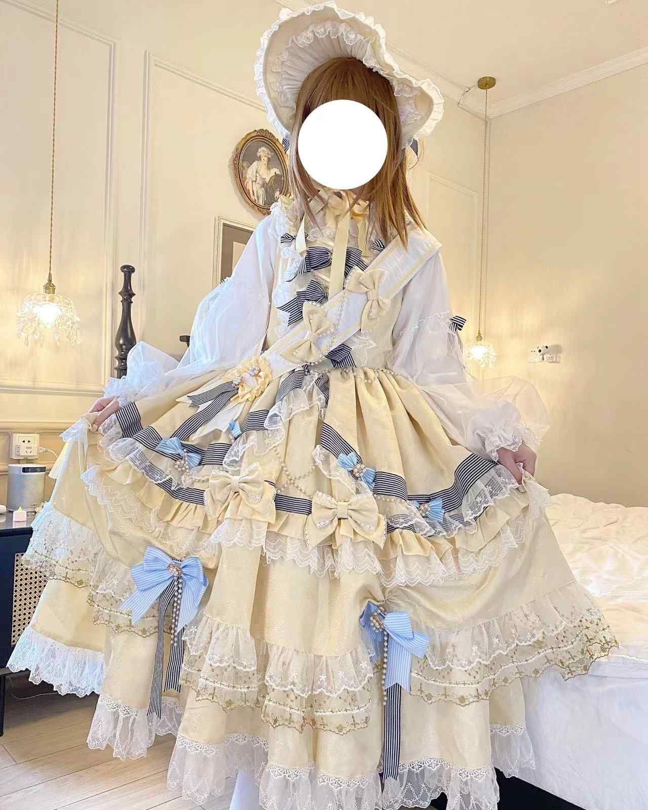 Original and genuine Lolita dress "Coronation 2.0", a dress for Lolita girls, daily wear, women's mid-to-long length.