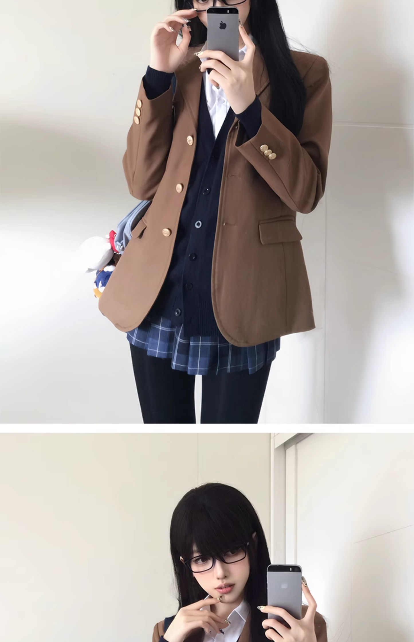 Original Saint Research High School Suit, School-style JK Uniform with Three Buttons, Multi-color Blazer, Versatile Outerwear.