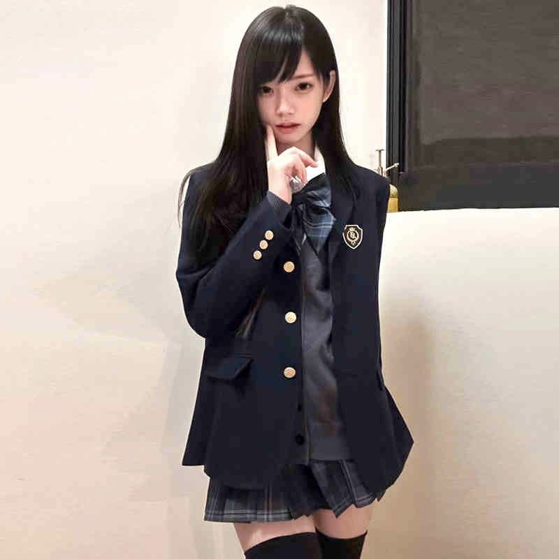 Original Saint Research High School Suit, School-style JK Uniform with Three Buttons, Multi-color Blazer, Versatile Outerwear.