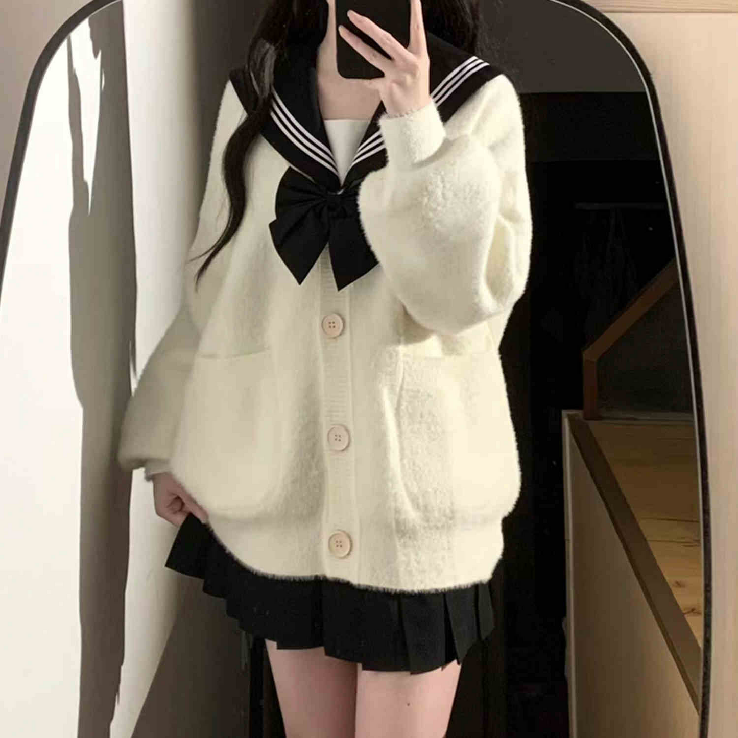 New Product. Little Moon Sleep Cardigan. JK Thickened Multi-Color Sweater Knit Coat. JK Uniform Blouse.